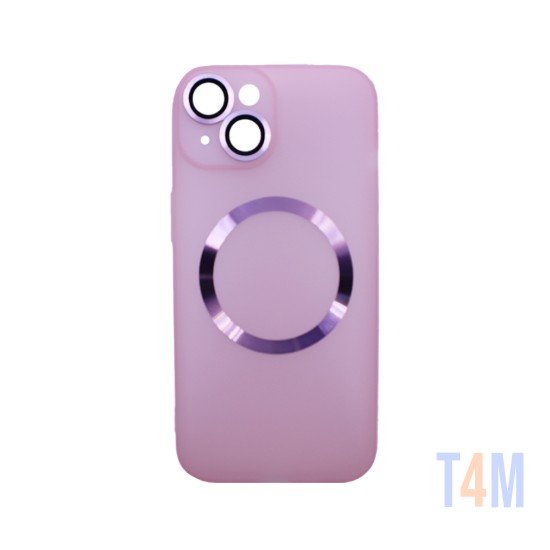 Magnetic Case with Camera Lens for Apple iPhone 14 Pink